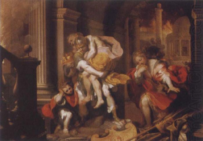 Federico Barocci The Flight of Troy china oil painting image
